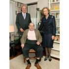 Los Reyes le felicitaron en su casa cuando ganó el Premio Vocento a los Valores Humanos en 2006.