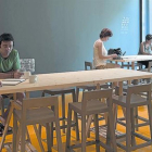 Varios emprendedores en las instalaciones de Barcelona Activa.
