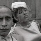 Imagen de una de las fotografías de Pedro Meyer, ‘Boda en Coyoacán’, que puede verse en la exposición.
