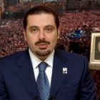 El hijo de Rafic Hariri leyó un comunicado en televisión desde Yeda