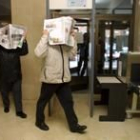 Los hermanos Pintado Palomo, durante una de sus comparecencias en los juzgados de Ponferrada