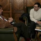 García-Prieto conversa en su despacho con Manuel Rodríguez Pascual sobre la escuela de pastores