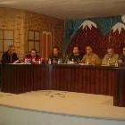 La junta directiva de Poeda, durante la asamblea general celebrada el lunes pasado