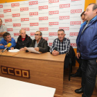 Los trabajadores dieron una rueda de prensa en CCOO