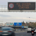 La contaminación obligó en los últimos días a tomar medidas en Madrid. FERNANDO ALVARADO