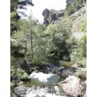 Desfiladero de Las Conjas, con la llamada ‘dama cántabra’, una cara de mujer labrada de manera natural enla montaña.