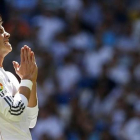 Bale lamenta una ocasión fallada, este sábado en el Bernabéu.