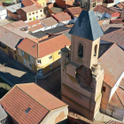 Torre de Urdiales en la que se aprecia el desprendimiento. INVICSA