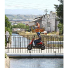 El Canal Bajo en Ponferrada, en una foto reciente.
