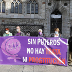 Representantes de al Plataforma Feminista Abolicionista de León. MARCIANO PÉREZ