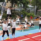La fiesta del deporte leonés reunió a carca de 6.000 niños en el Paseo de Papalaguinda.