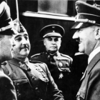 Entrevista entre Hitler (derecha) y Franco, en la estación de Hendaya, el 23 de octubre de 1940.