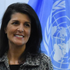 Nikki Haley, en la ONU, este viernes.