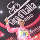 Alberto Contador, cada vez más líder en el Giro.