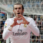 Gareth Bale celebra uno de sus goles con el Real Madrid.