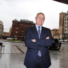 Diego Canga, en la Plaza de Santo Domingo de la capital.