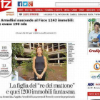 Artículo sobre Angiola Armellini en la web de 'Blitzquotidiano'.