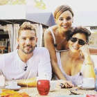 De izquierda a derecha: Javián, David Bisbal, Chenoa, Rosa López y David Bustamante, en la imagen que el cantante almeriense ha colgado en su cuenta de Instagram.