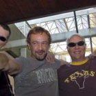 Los integrantes del grupo La Unión, Luis Bolín, Rafa Sánchez y Mario Martínez.