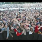 Miles de personas abarrotaron este fin de semana el auditorio berciano del Temple para asistir a un macroconcierto en el que actuaron las mejores figuras del panorama musical nacional.