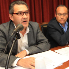 Adolfo Canedo, portavoz del PP en el Consejo y alcalde de Cacabelos, y Alfonso Arias.