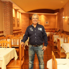 Jimmy en el comedor de Bella Toscana, en la calleVilla Benavente.