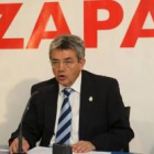 El secretario de los socialistas de León, en la presentación de la precampaña electoral