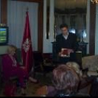 Nieto en un momento de la presentación del producto en la Casa de León