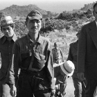 El teniente japonés Hiroo Onoda al regresar de la jungla de Filipinas en 1974.