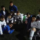 El equipo alevín de la Peña A, subcampeón en Valladolid. DL