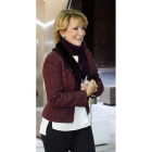 La ex presidenta de la Comunidad de Madrid, Aguirre. J. J. GUILLÉN