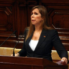 Alicia Sánchez-Camacho, durante una intervención en el Parlament.