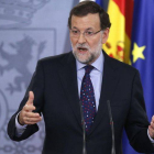 Mariano Rajoy, en la Moncloa.