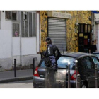 Despliegue policial en las calles de París.