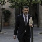 El exconseller Santi Vila, en la Generalitat.