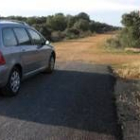 Tras recorrer cuatro kilómetros desde Alija del Infantado, la carretera termina en este punto