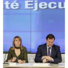 De Cospedal y Rajoy, al inicio del Comité Ejecutivo Nacional