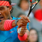 Rafa Nadal, en la final de Madrid ante Murray.