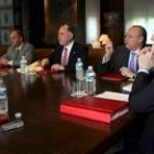 Herrera cerró los encuentros sobre el estatuto con la FRMP