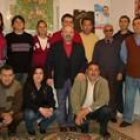 Una foto de «equipo» de la candidatura del PSOE en Santa María