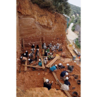 Excavación de Atapuerca. JOSÉ MARÍA BERMÚDEZ DE CASTRO