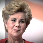 Ana Orantes, el día de su aparición en televisión, dos semanas antes de morir.
