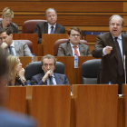 Herrera, ayer, durante su intervención en la sesión plenaria. NACHO GALLEGO