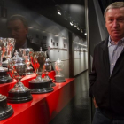Javier Clemente, en el museo del Athletic de Bilbao.