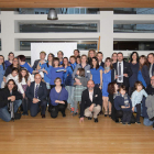Voluntarios y asociados de Autismo León, ayer en el acto del Auditorio Ciudad de León. SECUNDINO PÉREZ