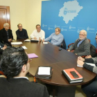 Reunión en el Consejo Comarcal de los diferentes agentes sociales y políticos del Bierzo para analizar la situación de la generación de energía térmica en la comarca