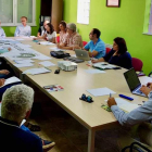 El grupo operativo, durante su reunión de ayer. DL