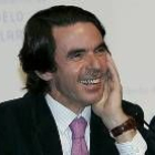Aznar, durante su intervención en «Relecturas con los ex presidentes»