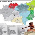 Los juzgados de León