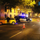 La Policía Municipal de Madrid en un control de alcoholemia.